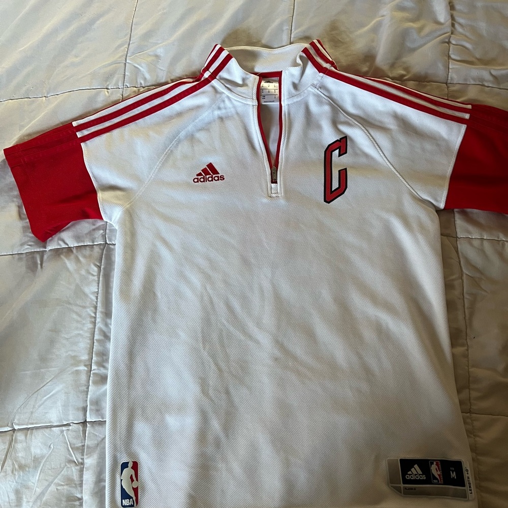ADIDAS CHICAGO BULLS WARM UP SHOOTING PULLOVER JERSEY SIZE M